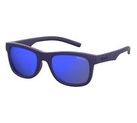 Lunette De Soleil Rectangulaire Polaroid Kids Bleu - Xxs Bleu