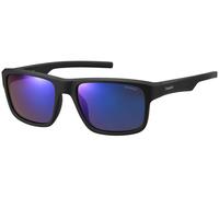 Lunette De Soleil Rectangulaire Polaroid Noir - M Noir