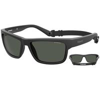 Lunette De Soleil Rectangulaire Polaroid Sports Noir - M Noir