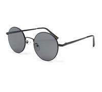 Lunette de soleil ronde noire Obladi - Noir - Taille unique
