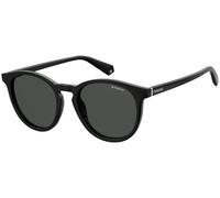 Lunette De Soleil Ronde Polaroid Noir - M Noir