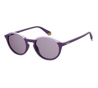 Lunette De Soleil Ronde Polaroid Violet - S Violet