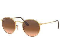 Ray-Ban Round Metal RB 3447 9001/A5 S, Lunettes de soleil, Ronde, Unisex, Doré