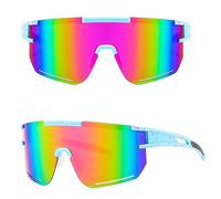 Lunette de Soleil Sport Polarisée, lunettes de soleil Homme Femme Cyclisme Lunette Protection UV400 Lunette de Soleil pour Course à Pied Cyclisme Pêche Conduite Golf Ski