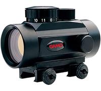 Lunette de Tir Gamo Quick Shot Red Dot BZ 30mm - avec Bouchon Objectif et Rail de Montage - Lorsque vous allumez un point rouge / orange vif apparaît au centre de votre champ. C'est votre point de visée. C'est juste très simple et très précis.