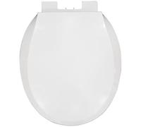 Lunette De Toilette Commercial Ouvert À L'avant, Abattant WC Silencieux À Fermeture Douce, Nettoyage Facile, Couvercle De Toilette En Forme De O En Plastique Blanc