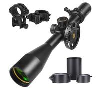 Lunette de Visée de Chasse WestHunter Optics HD 6-24x50 FFP, Précision 1/10 MIL, Tube de 30 mm, Premier Plan Focal, Lunette de Tir Tactique | Pcatinny Kit A