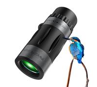 Lunette de visée monoculaire - Télescope monoculaire HD 8x20 puissant - Télescope monoculaire portatif - Monoculaire à vision claire pour observation des oiseaux, chasse, camping