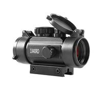 Lunette de visée Tactique Red Dot Sight 1X40RD 11 réglages de luminosité, Compatible avec Les Rails Weaver de 11 mm et 20 mm pour la Chasse, Les Jeux Tactiques