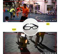 Lunette De Vue Caméra Espion Hd 1080p Détection De Mouvement Appareil Photo Noir + Sd 32go Yonis