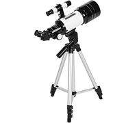 Lunette d'observation réfracteur avec trépied 5 × 24, Filtre Lunaire, Objectif 3X pour l'observation des étoiles, l'observation des Oiseaux, Le Camping, télescope astronomique de 70 mm