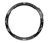 Lunette élégante noire et blanche pour Garmin Fenix 6X Séries