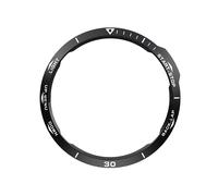 Lunette élégante noire et blanche pour Garmin Fenix 6X Séries