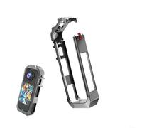 Lunette en alliage d'aluminium compatible avec Insta360 X4air avec support griffe pour microphone et fixation de lumière