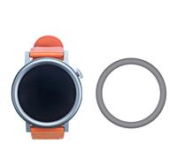 Lunette en métal pour montre intelligente CMF By Nothing Watch Pro 2 - Cadre en acier inoxydable - Boîtier de rechange - Lunette rigide pour CMF Watch Pro 2 - Gris foncé