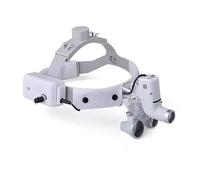 Lunette Loupe 2.5x/3.5x, Loupe Binoculaire Frontale avec Lumière LED Réglable, Lentilles HD, Lunettes pour Beauté, ORL et Ophtalmologie(3.5x)