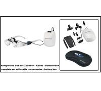 Lunette Loupe Eschenbach MAX Détail + 7188 Lampe Frontale LED Lindner 7169