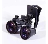 Lunette Loupe Grossissante 2.5x/3.5x avec Lumière, Lunettes Binoculaires Réglables Pour Travail de Précision, Clip-on Magnifier avec Lampe LED(2.5x)