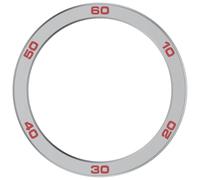 Lunette Métallique de Remplacement pour CMF Watch Pro2,Anti-collision Anti-rayures Lunette Métallique pour CMF By Nothing Watch Pro2 Montre Intelligente Accessoires (Argent et rouge)