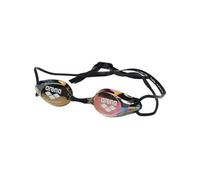 arena Lunettes de Natation Adultes de Compétition Tracks Mirror , Antibuée, Mixtes, avec Protection UV, Verres Miroirs, 4 Ponts de Nez Interchangeables, Joints en Silicone