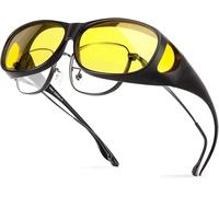 Lunette pour la Conduite de Nuit, Protection UV400 anti-reflet pour Homme et Femme, Lunettes Enveloppantes pour Conduite