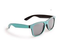 Lunette Retro Bicolore Noir Et Turquoise Homme Femme Uv400 Noir