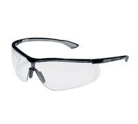 uvex Lunettes à monture Uvex sportstyle, UV400 incolore supravision plus noir/gris Quantité:1