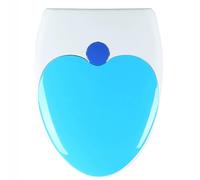 Lunette Wc Familial à Double Usage, Fermeture Douce, Matériau PP, Abattant Wc Clipsable Forme Ergonomique Confortable, Installation Facile pour Salle de Bain(V-shape)