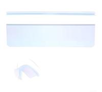 Lunette WC portable avec protection anti-éclaboussures, 25,5 x 10 cm, pour usage domestique/voyage, ajustement à pince, PVC facile à nettoyer, adultes et personnes âgées