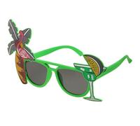 Lunettes 1 Pièce Coconut Flamingo, Lunettes De Soleil Drôles, Lunettes De Soleil De Fête, Lunettes De Soleil Drôles, Lunettes Hawaïennes, Accessoires Hawaïens