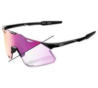 Lunettes 100 hypercraft gloss black verres purple mirror photochromic