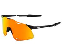 Lunettes 100 hypercraft noir verres hiper mirroir rouge