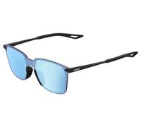 Lunettes 100 legere square soft tact black verres hiper blue mirror