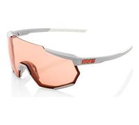 Lunettes 100 racetrap soft tact gris miroir rouge corail