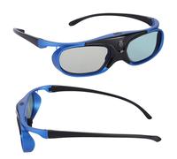 Lunettes 3D à obturateur actif universelles pour projecteurs 3D DLP Link, lentilles HD, légères et confortables.