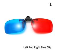 Lunettes 3D avec Monture Noire pour Dimenmail.com Anaglyphe,Rouge,Bleu,Vert,TV,Film,Une Paire,Nouveau