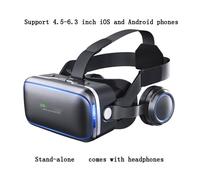 Lunettes 3D,Casque VR 10.0, lunettes 3D, réalité virtuelle, pour iPhone, Xiaomi, Samsung, lunettes, Casque Viar - With Earphone