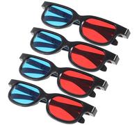 Lunettes 3D en Plastique 4 Pièces pour Projecteur et Ordinateur