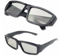 Lunettes 3d - lunettes multimedia Digicharge Lot de 10 paires de lunettes 3D polarisees passives universelles Noir