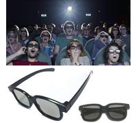 Lunettes 3D polarisées passives universelles H3 pour TV et cinéma 3D - Créatives et raffinées - Utiles et pratiques