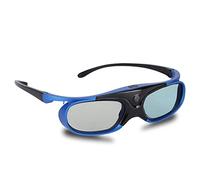 Lunettes 3D RF à Obturateur Actif, Lunettes Actives DLP Link 3D Rechargeables, Lunettes 3D RF pour Projecteur 3D DLP Link Projecteur 3D, Grand Angle de Vision de 178 Degrés