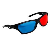 Lunettes 3D Rouge/Cyan (Lunettes anaglyphes 3D) de Lunettes 3D de qualité pour Les Jeux 3D PC, Les Images 3D, des Films en 3D, 3D (par Exemple Sky 3D), la Projection 3D, 3D vidéo de Marque PRECORN
