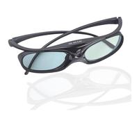 Lunettes 3D - TD® - Rechargeables - Durée de vie ultra longue - Obturateur actif - Noir