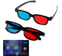 Lunettes 3d Universelles Pour Jeu De Film Anaglyph,Monture Noire,Rouge,Bleue,De Haute Qualité,Neuves - Type 2