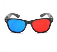 Lunettes 3D universelles rouges et bleues - Cadre vidéo dimensionnel - Lunettes 3D pour jeux de films 3D - Lunettes de visualisation 3D - Design simple et léger