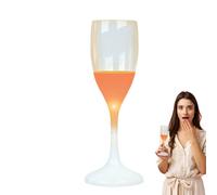 Lunettes à champagne - Flues Glow de 120 ml, Drinkware de fête unique | Design de tasses de lumière élégante, accessoire de réception de mariage élégant, Fun Glow in the Dark Glasses Christmas Celebra
