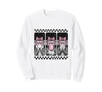 Lunettes à chimpanzé avec Motif de Chewing-Gum rétro Sweatshirt