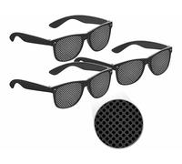 Lunettes à grille - Pearl - Lot de 3 - Noir - Non-cer Mixte