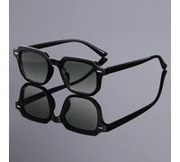 Lunettes à la mode pour hommes, nouvelle monture carrée tendance, rivets rétro Y2K, Festival de musique, Cool, Style de rue, décoration adaptée au quotidien, 1 pièce