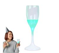 Lunettes à LED de champagne - Tasses de consommation d'éclat de 120 ml, boissons fourmilles multicolores | Flûtes de mariage uniques, verres de fête de nouveauté, utilisation pour les célébrations